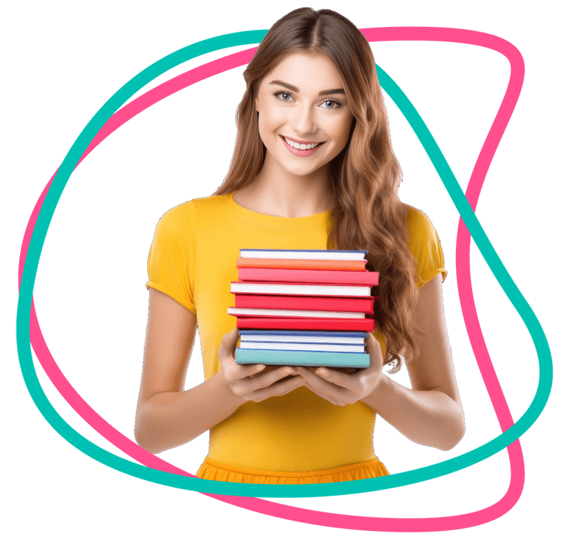 Estudiante preparando examen oficial de inglés